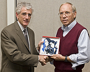 Photo of Provost Weil and Charles Hardy