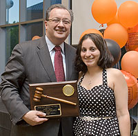 Photo of Dr. Speert and Jess Pepe