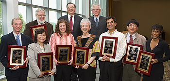 Photo of faculty award recipients