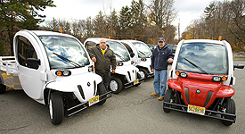 Photo of four electric cars